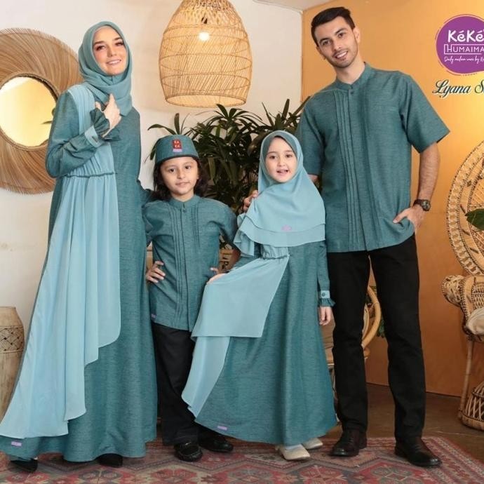 Sarimbit Keke Lyana Series - Colonial Blue Pengiriman Cepat