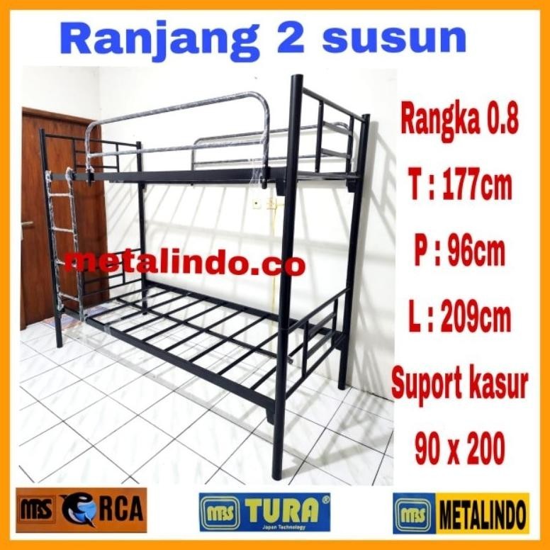 Ranjang 2 Susun Ranjang Tingkat Tempat Tidur Tingkat Highquality