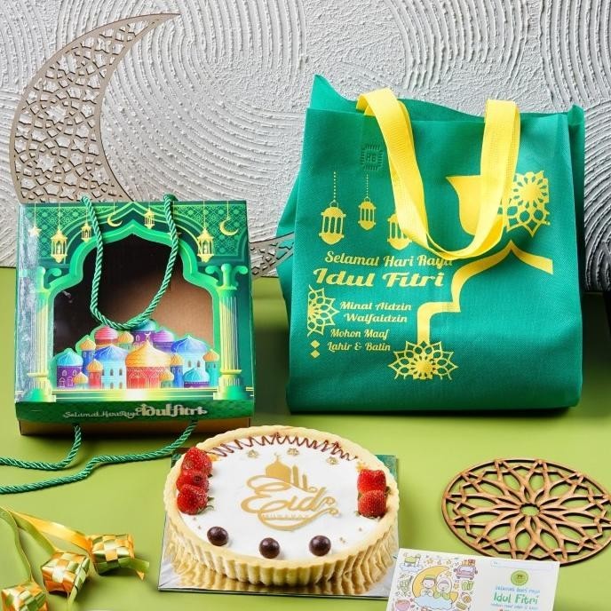 

Tart susu cream cheese Hampers idul Fitri UK 20cm