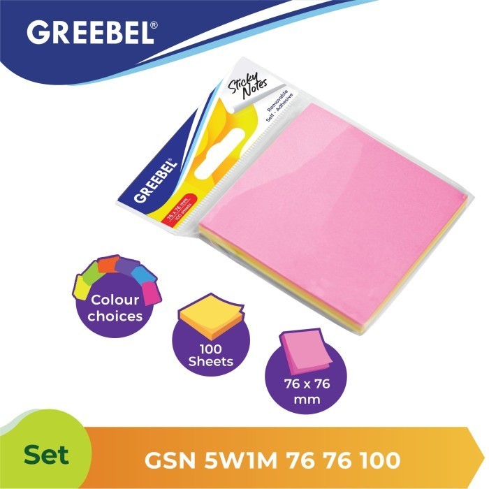 

Sticky Notes 76x76 100sheet Greebel