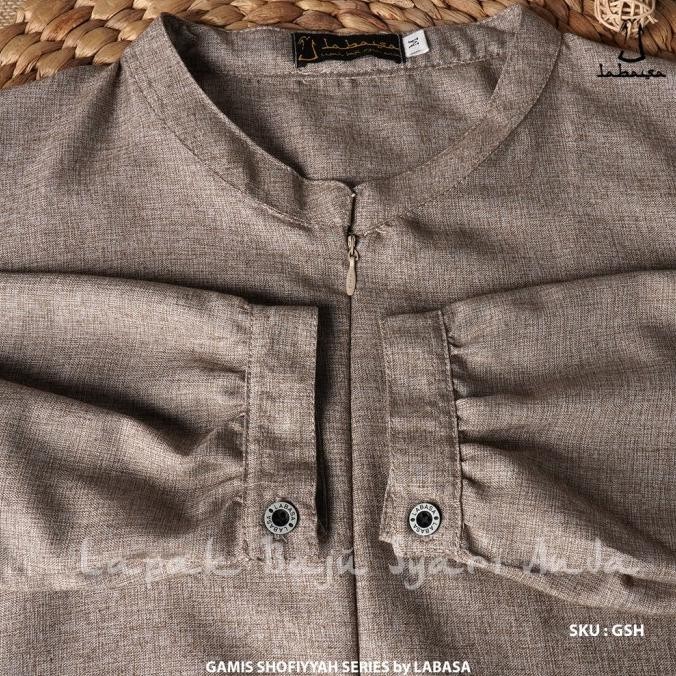 Gamis Katun Madina Polos Basic Shofiyyah Series - LABASA ORI |
