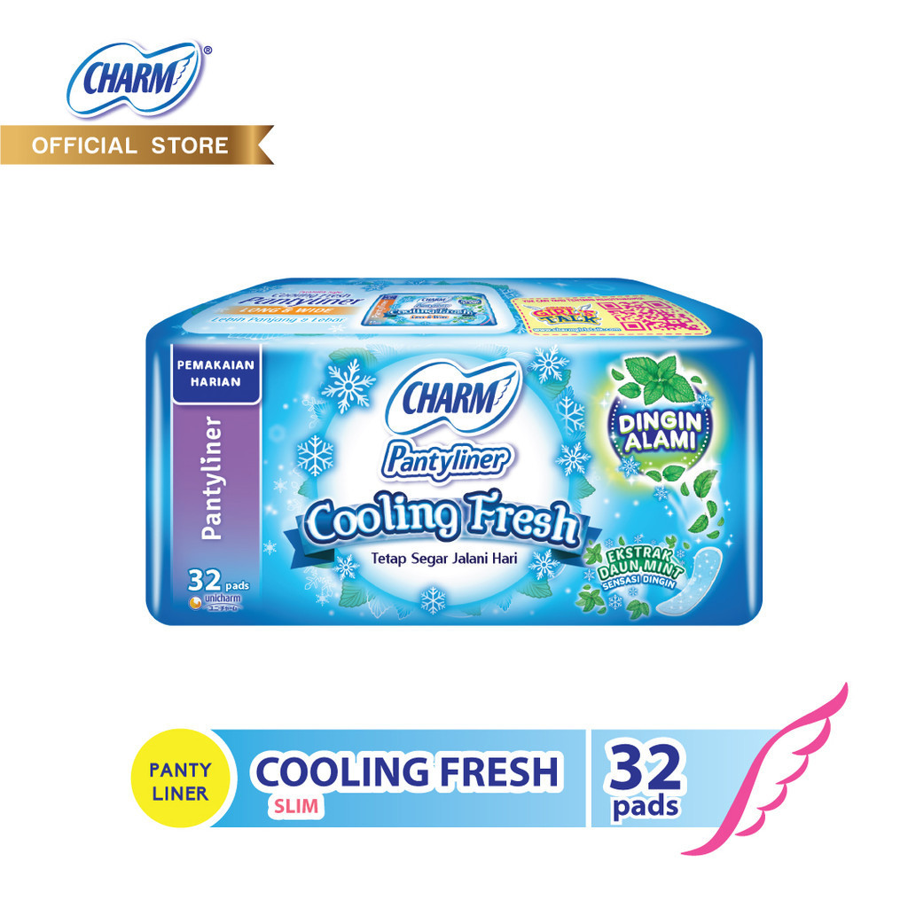 Charm Cooling Fresh Pantyliner 32 Pads