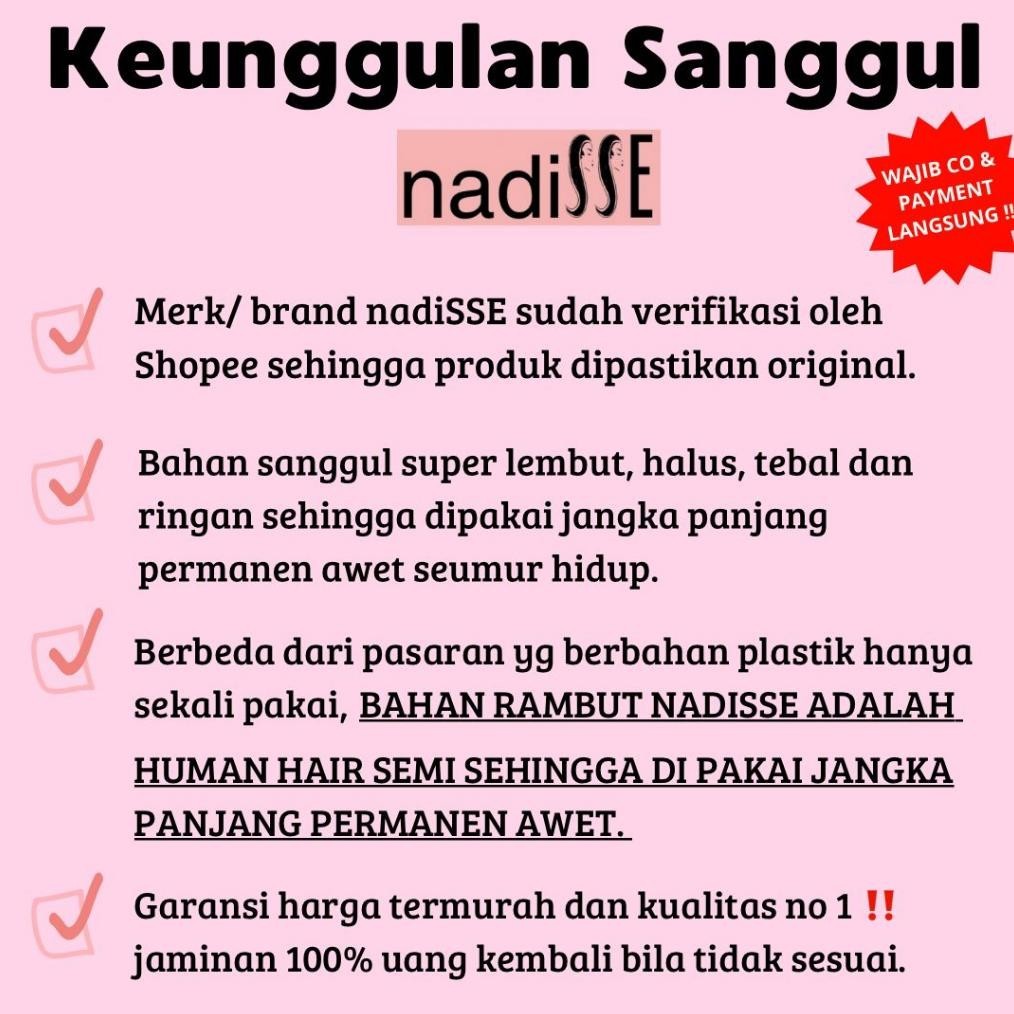 Promo Ramadhan Nadisse Sanggul Sirkam Modern Variasi Bunga Keraton Premium I Hair Bun Original