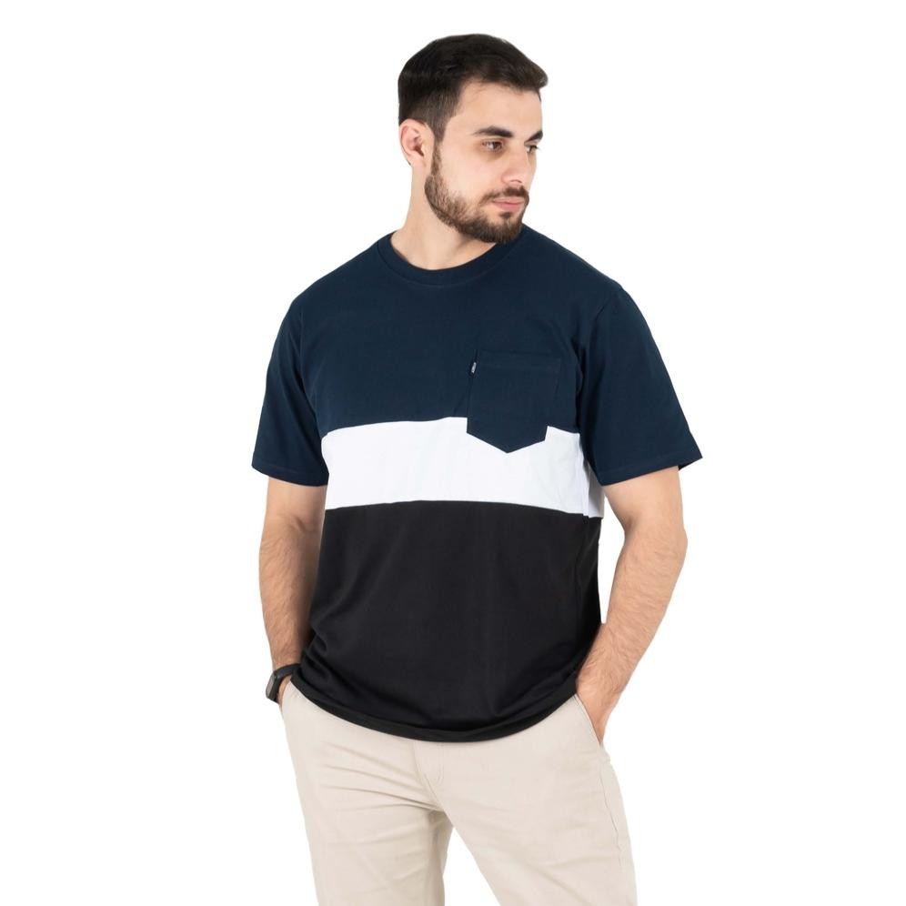 Baru Otsky Kaos Pria Pocket Triple Colour Original