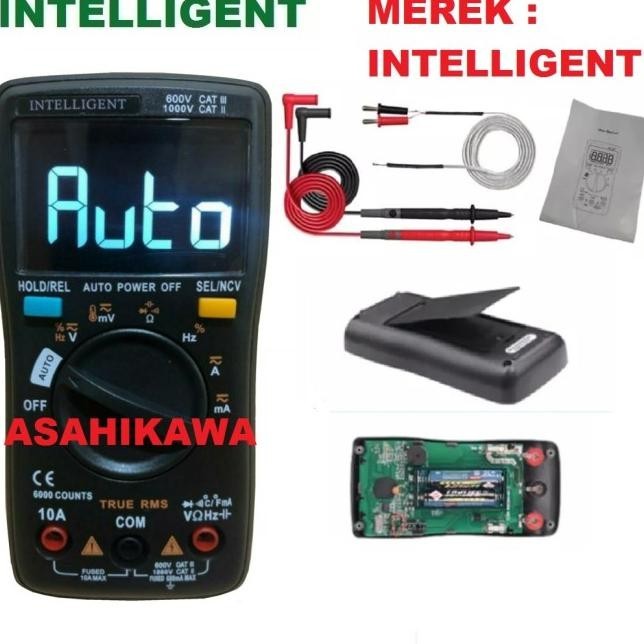 Intelligent Auto Multimeter Digital Avometer Multitester Auto Power Of |Diskon Murah