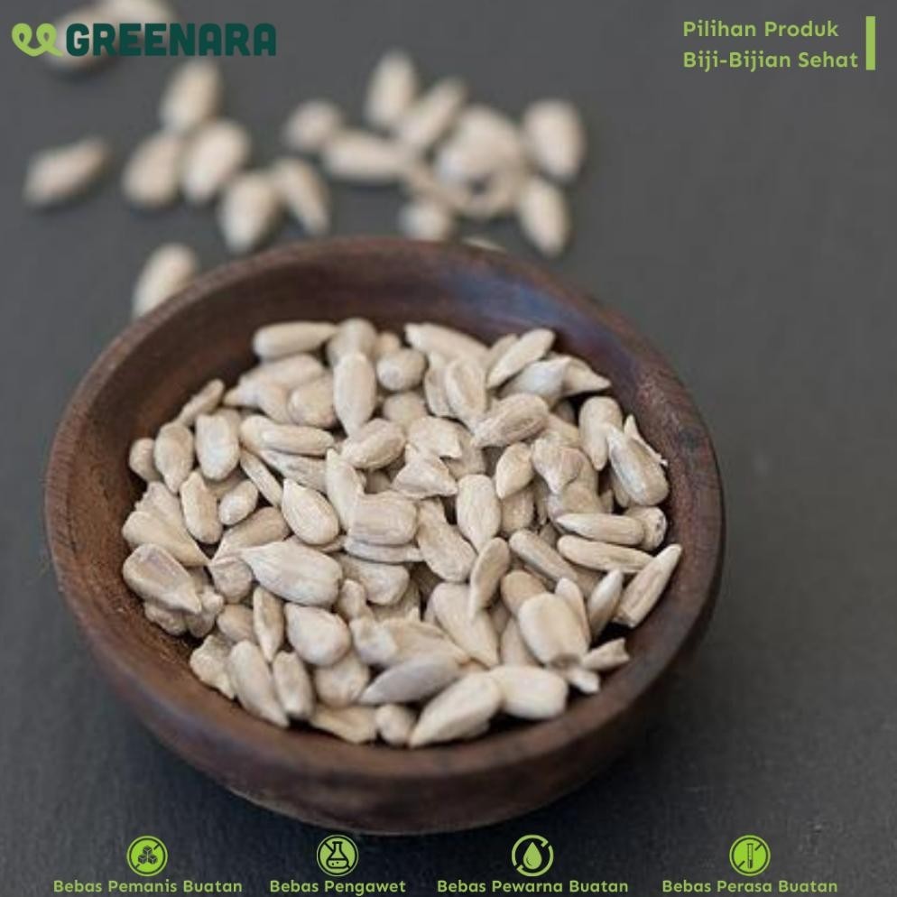 

Promo Ramadhan Greenara - Lightly Salted Roasted Sunflower Seed 250Gr / Kuaci Kupas Cod