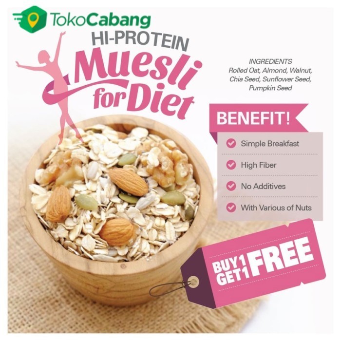 

Hi-Protein Muesli Buy 1 Get 1 Free (500Gr X 2Pcs) - Tc