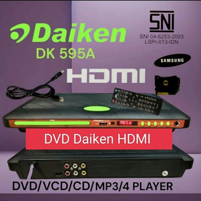 DVD player HDMI Daiken vcd player KeyControl karaoke