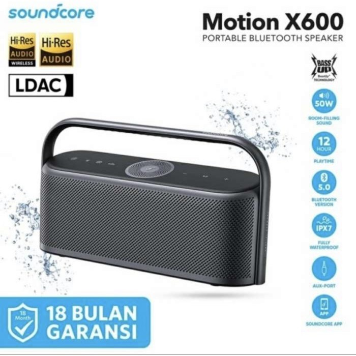 Anker Soundcore Motion X600 Portable Speaker Bluetooth LDAC AUX A3130