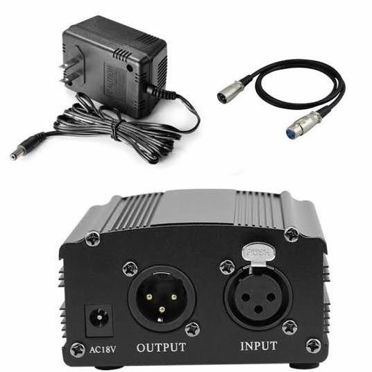 Paket Full Set Mic Microphone Bm 8000 Bm8000 Condenser Recording