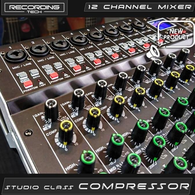 Mixer Audio 12 Channel - Recording Tech Rt Exclusive 12 | Exclusive12