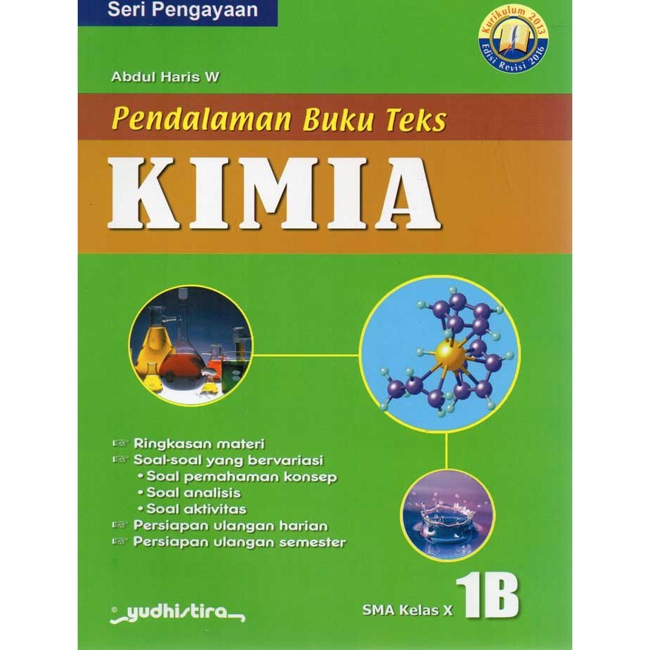 SMA Kelas X PBT Kimia Jilid 1B Semester 2 - Kurikulum 2013 Revisi