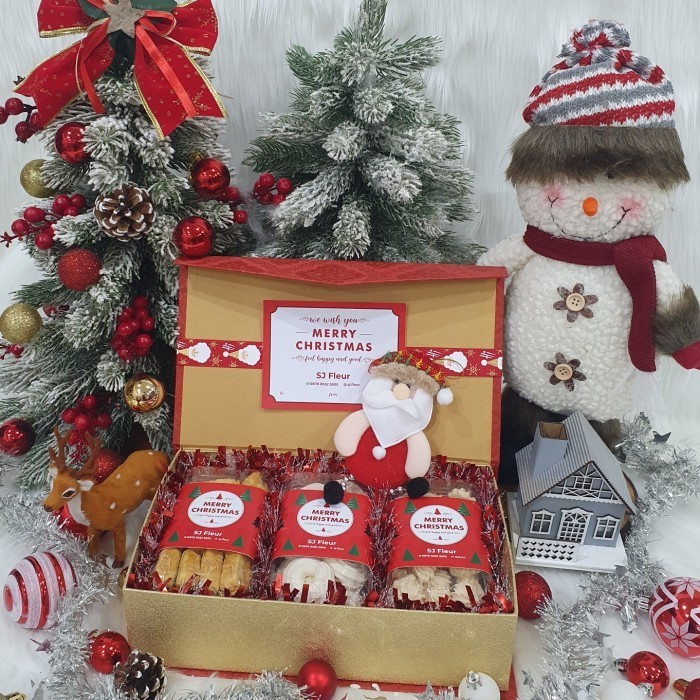 

Paket Dekorasi Hampers Natal Christmas Parcel Hadiah 32