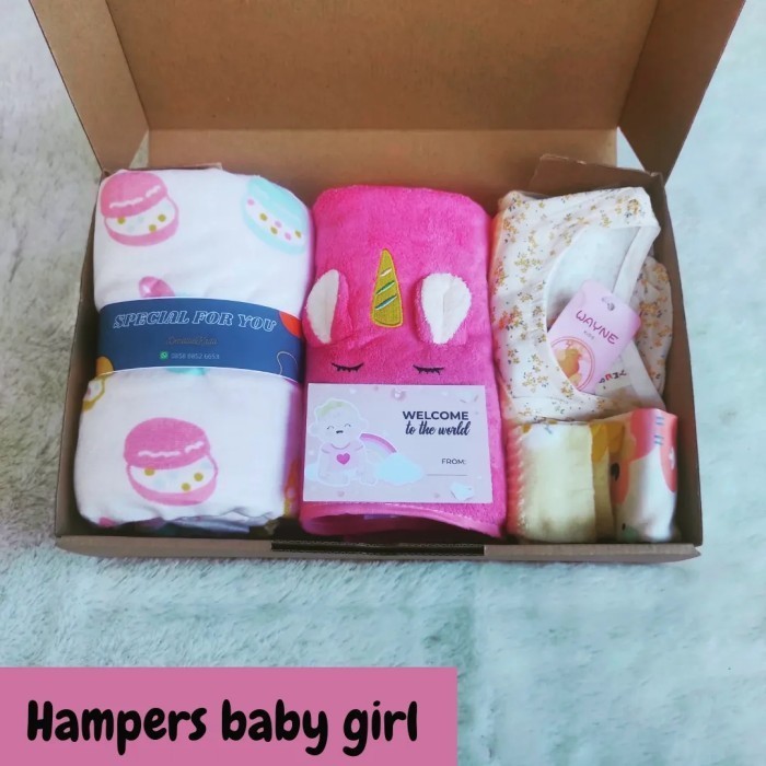 

Hampers Baby Girl/Kado Lahiran Bayi Perempuan/Baby Gift