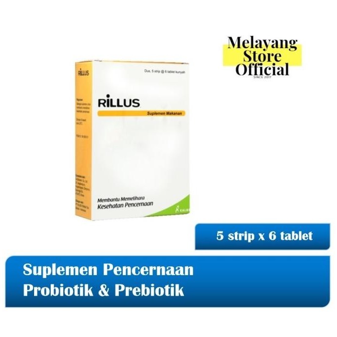 NEW- Rillus Prebiotik & Probiotik 30tablet SALE