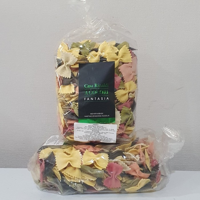 

Pasta Farfalle Fantasia Casa Rinaldi A Col 5 Colour 500Gram