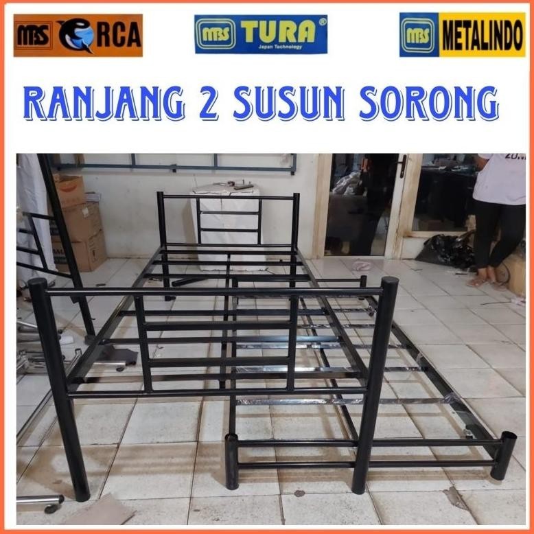 

Ranjang 2 Susun Mbs Bunk Bed Ranjang Besi Susun Tempat Tidur Bunk Bed /Bahan Kokoh Highquality