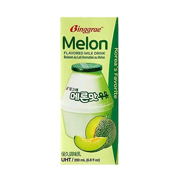 

BINGGRAE MELON FLAVORED MILK DRINK 200 ML