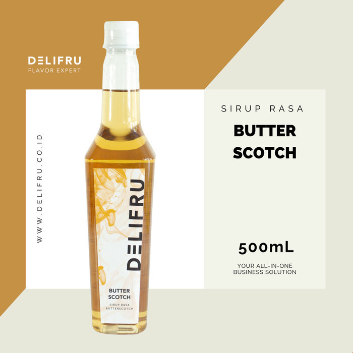 

Delifru Syrup Butterscotch - Sirup Butterscotch 500 Ml