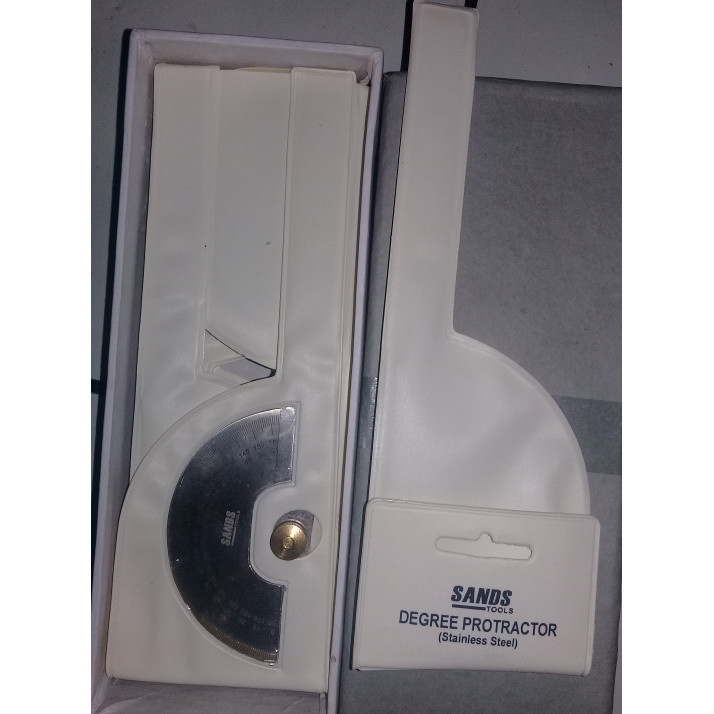 

Jangka Busur Degre Protektor Sand Tools (Stainless Steel)