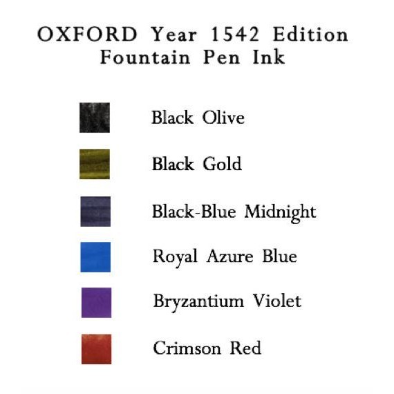 

Tinta Oxford + Fountain Pen Fine Nib Hover [3 Pcs / Full Set] . New ! |Murah