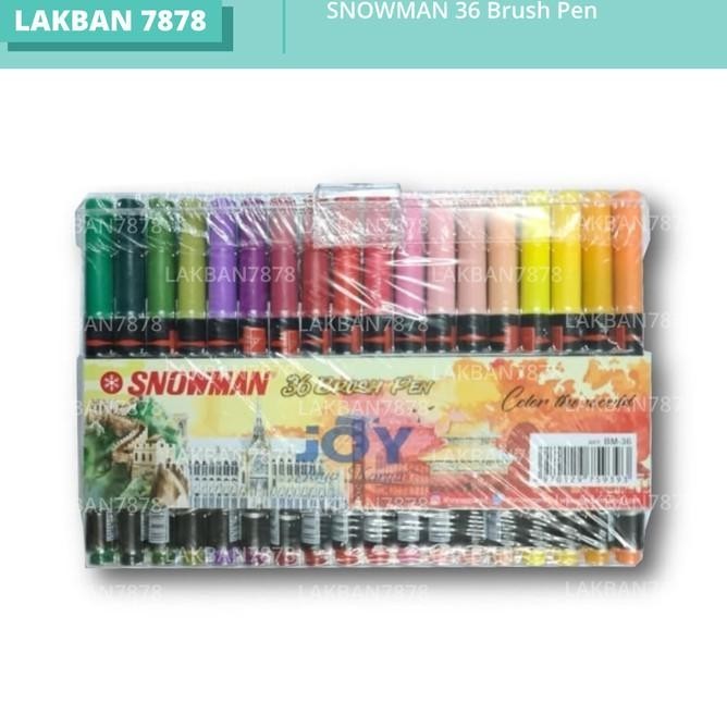 

Snowman 36 Brush Pen / Brushpen 36 Colour / Kaligrafi |Murah