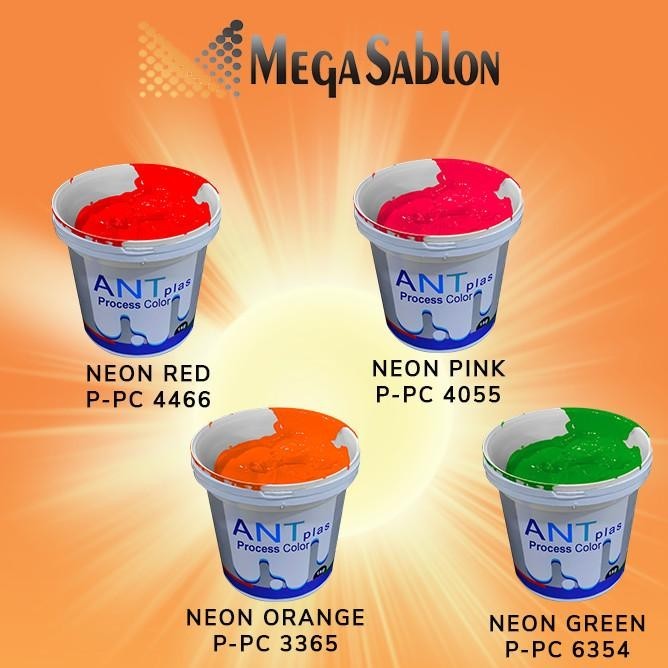 

Cat Sablon Kaos Neon P-Pc Tinta Plastisol Antink Antplas |Murah