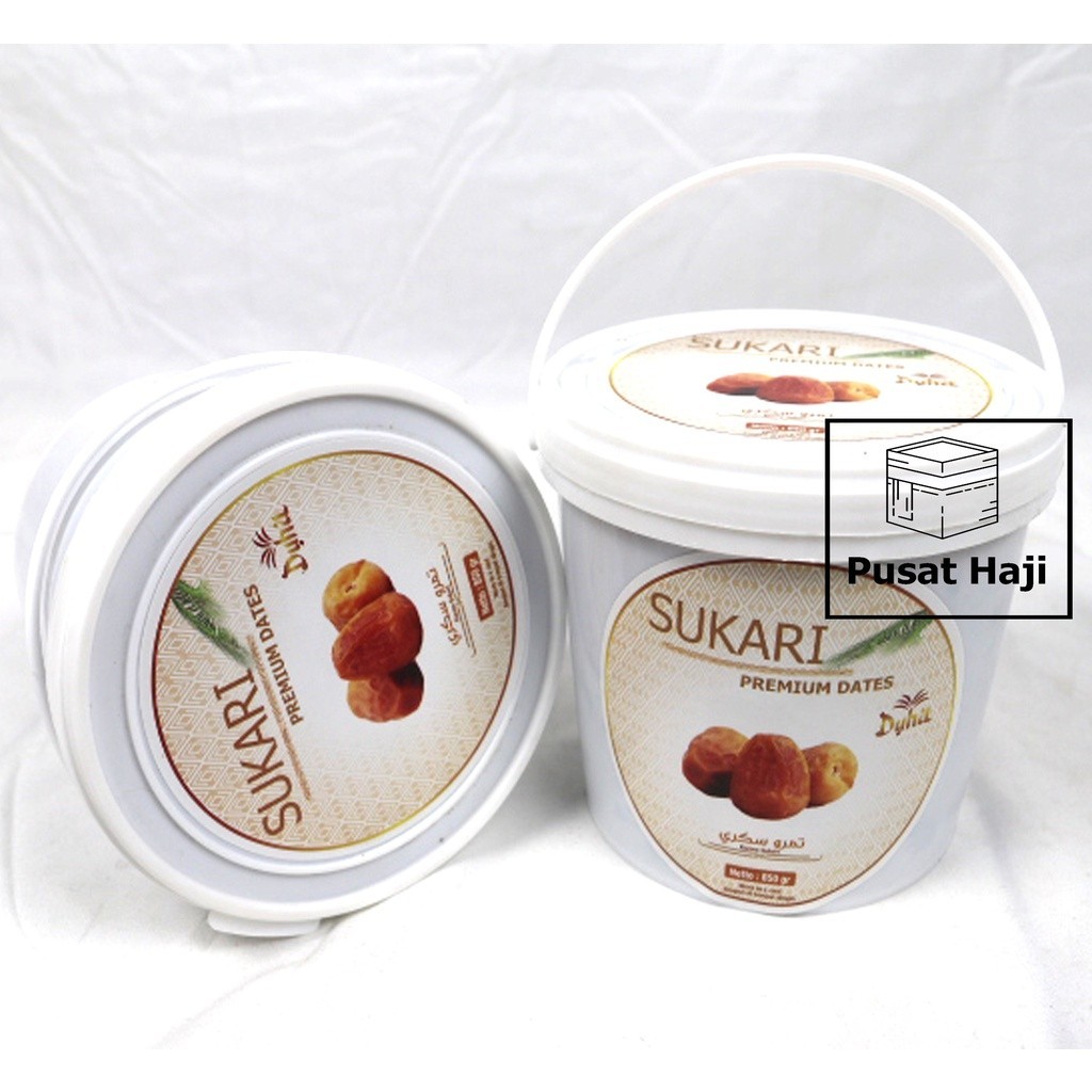 

MJS Kurma Raja Sukari Basah Ember 850gr Premium Asli Sukkari 100% 850 Gram