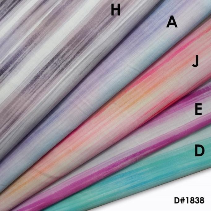 

New Kain Katun / Kain Katun Cvc Motif Tie Dye D-1838 Stok Terbatas