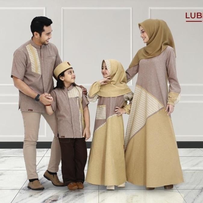 Sarimbit Keke Series Lubna Honey Brown Link Koko Anak Berkualitas