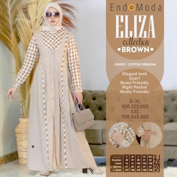 Terlaris Gamis Endomoda Eliza Terbaik
