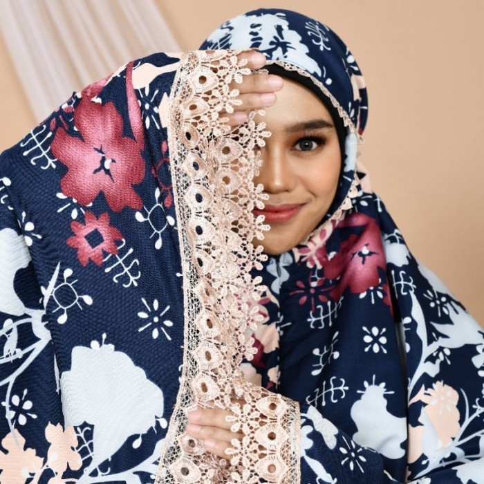 Hampers Mukena Mewah Cantik Elegan Jumbo Sajadah Tasbih