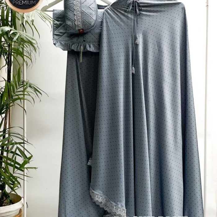 Mukena Royale Premium Silk Polka