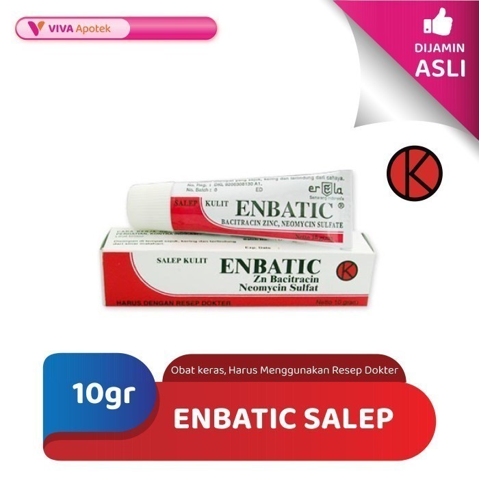 Enbatic Salep / Luka Bakar / Luka Bekas Operasi (10 Gram)