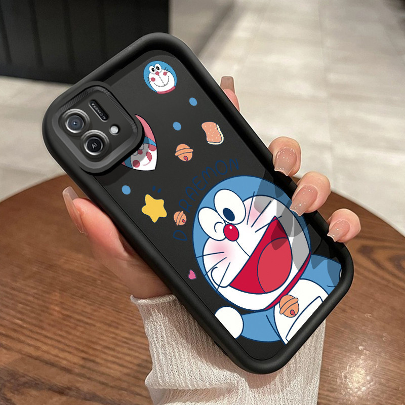 Casing Hp OPPO A16K OPPO A16E Case pelindung HP pola Doraemon Casing pelindung silikon Softcase luna