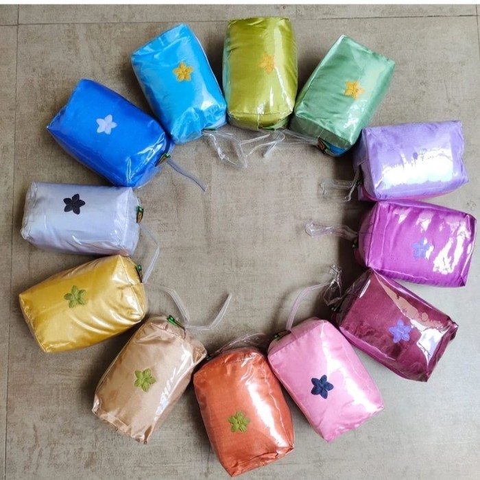 :<:<:<:<] Mukena Travel Mini Mukena kecil seukuran Hp Mukena Abutai Eriel