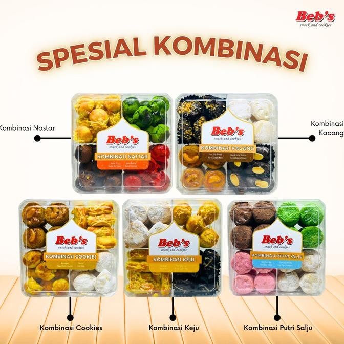 Cookies Spesial Kombinasi /Hampers Lebaran/Paket Kue Lebaran/BEBSSNACK