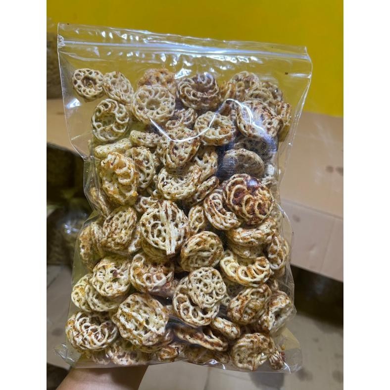 

Baru Krupuk Seblak Mawar Bantet Pedas 500Gram Paling Murah