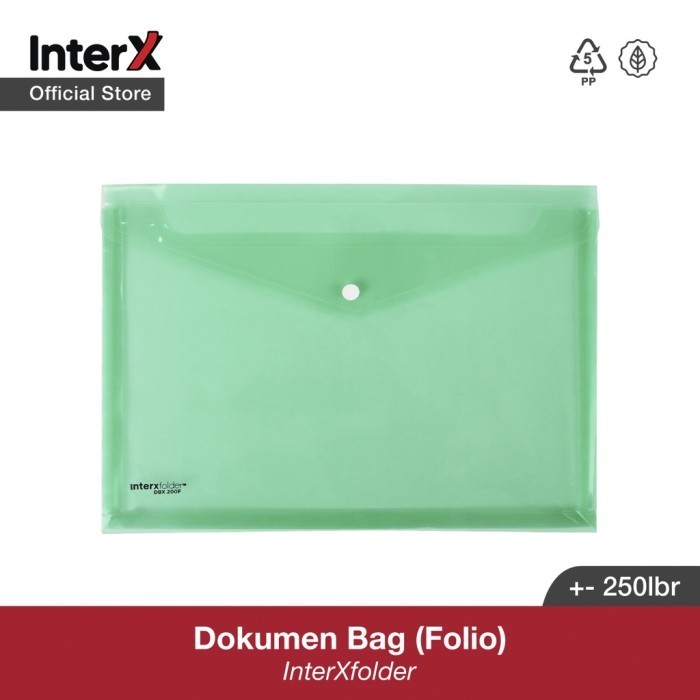 

Inter X Map Kancing Plastik Folio Fc With Spine Isi (12 Pcs)