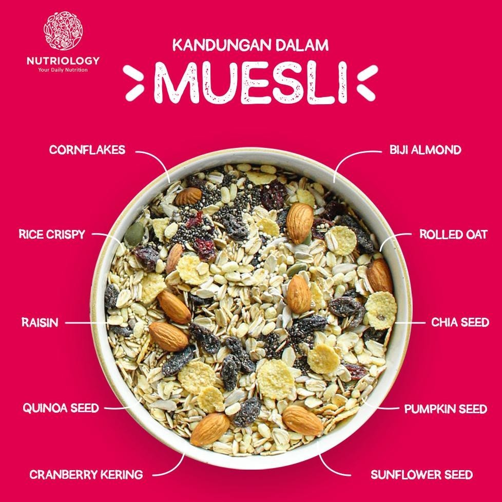 

Diskon Muesli Fruit Seed Nutriology 1 Kg Sereal Diet Sehat Sarapan Praktis Murah Bergizi Premium Alami Oatmeal Stok Terbatas
