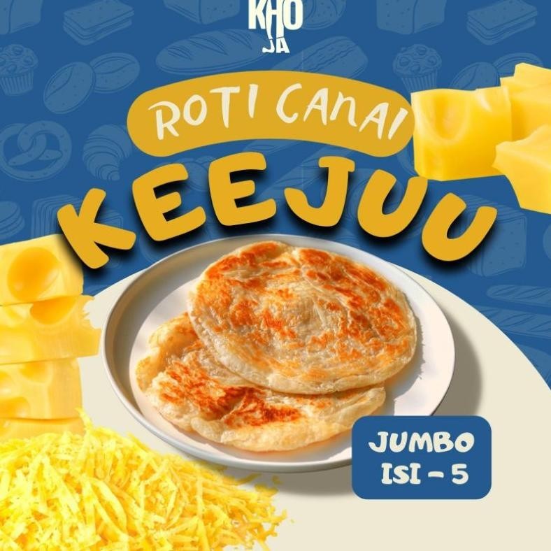 

Promo Ramadhan Roti Canai Keju / Medium Isi 10 / Mini Isi 20 / Jumbo Isi 5 / Roti Cane / Roti Maryam / Roti Konde / Roti Parata Bisa Cod