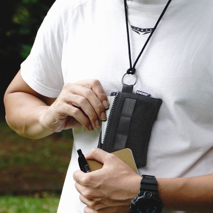 

Dextag - Quick Wallet / Slim / Dompet / Lanyard / Tactical / Technical