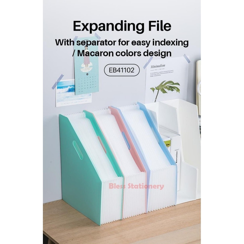 

Deli Box File Standing File Binder Box Magazine File