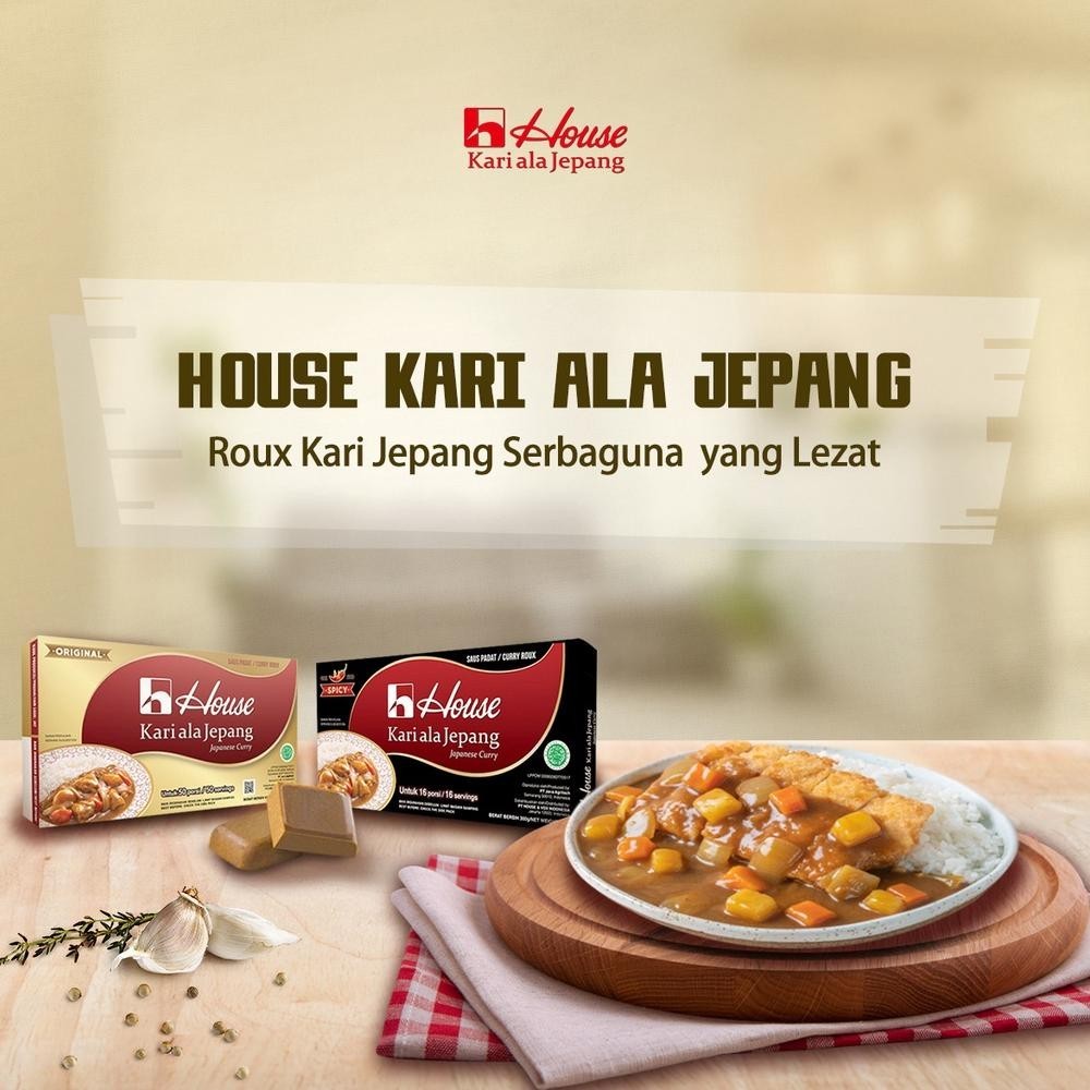 

Promo Thr House Japanese Curry - Kari Ala Jepang Halal 300G Murah