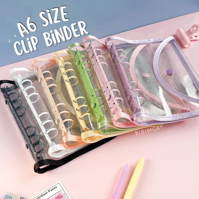 

(A6 Size) Binder Keuangan Clip / File Organizer Financial Binder
