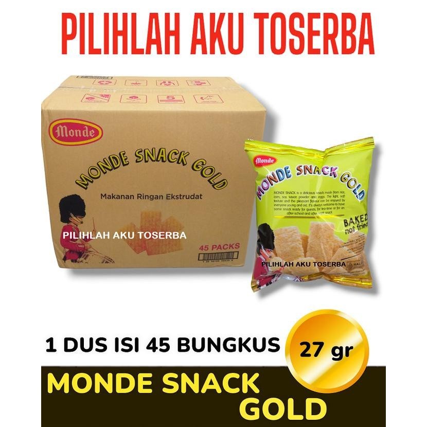 

Monde Serena SNACK GOLD 30 gr - ( HARGA 1 DUS isi 45 pcs )