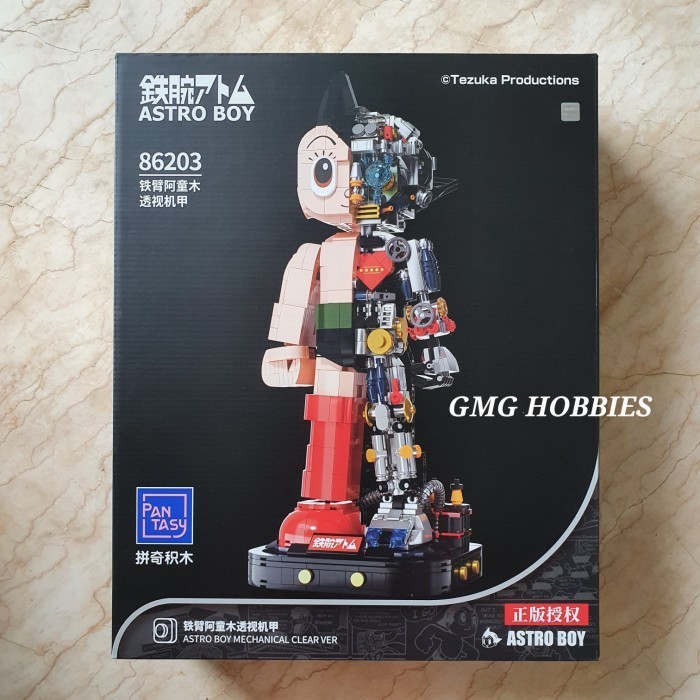 86203 OFFICIAL LICENSED ASTRO BOY MECHANICAL CLEAR PANTASY BRICK