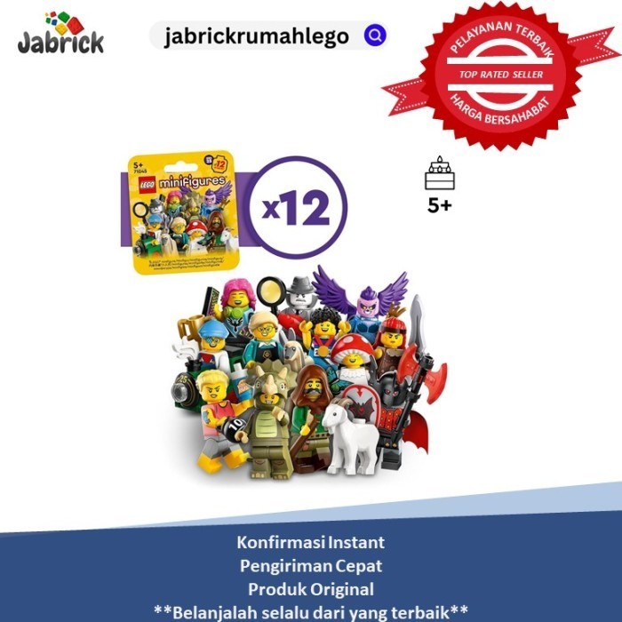 LEGO 71045 Minifigures Series 25 Complete Set (12 characters)