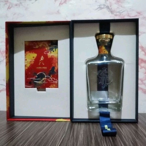 botol display, JW geor ge v, angel chan, rare, langka