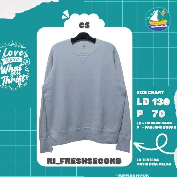 CREWNECK UNIQLO (S) ORIGINAL